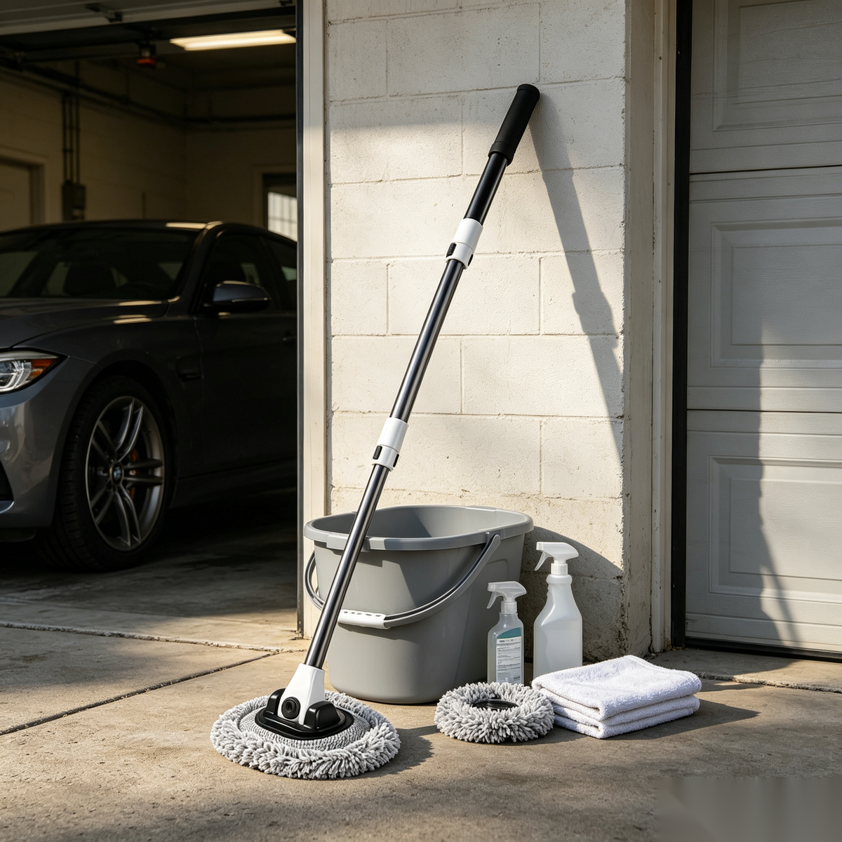 🚙 Extendable Car Mop | Microfiber Reach | Easy Cleaning