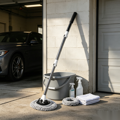 🚙 Extendable Car Mop | Microfiber Reach | Easy Cleaning