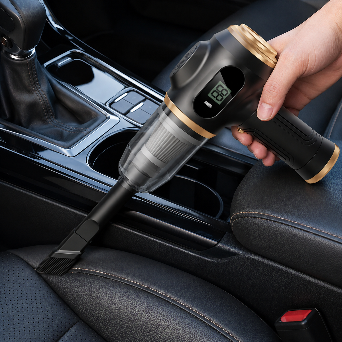 🚘 Portable Car Vacuum | Sleek Design | Fast Cleanup