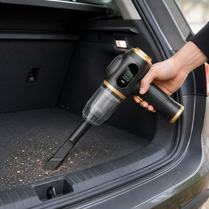 🚘 Portable Car Vacuum | Sleek Design | Fast Cleanup
