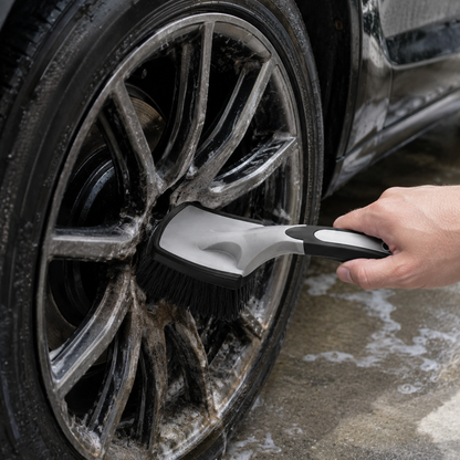🛞 Car Tire Brush | Durable Bristles | Deep Clean