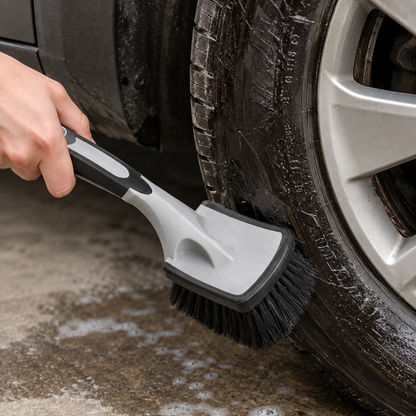 🛞 Car Tire Brush | Durable Bristles | Deep Clean
