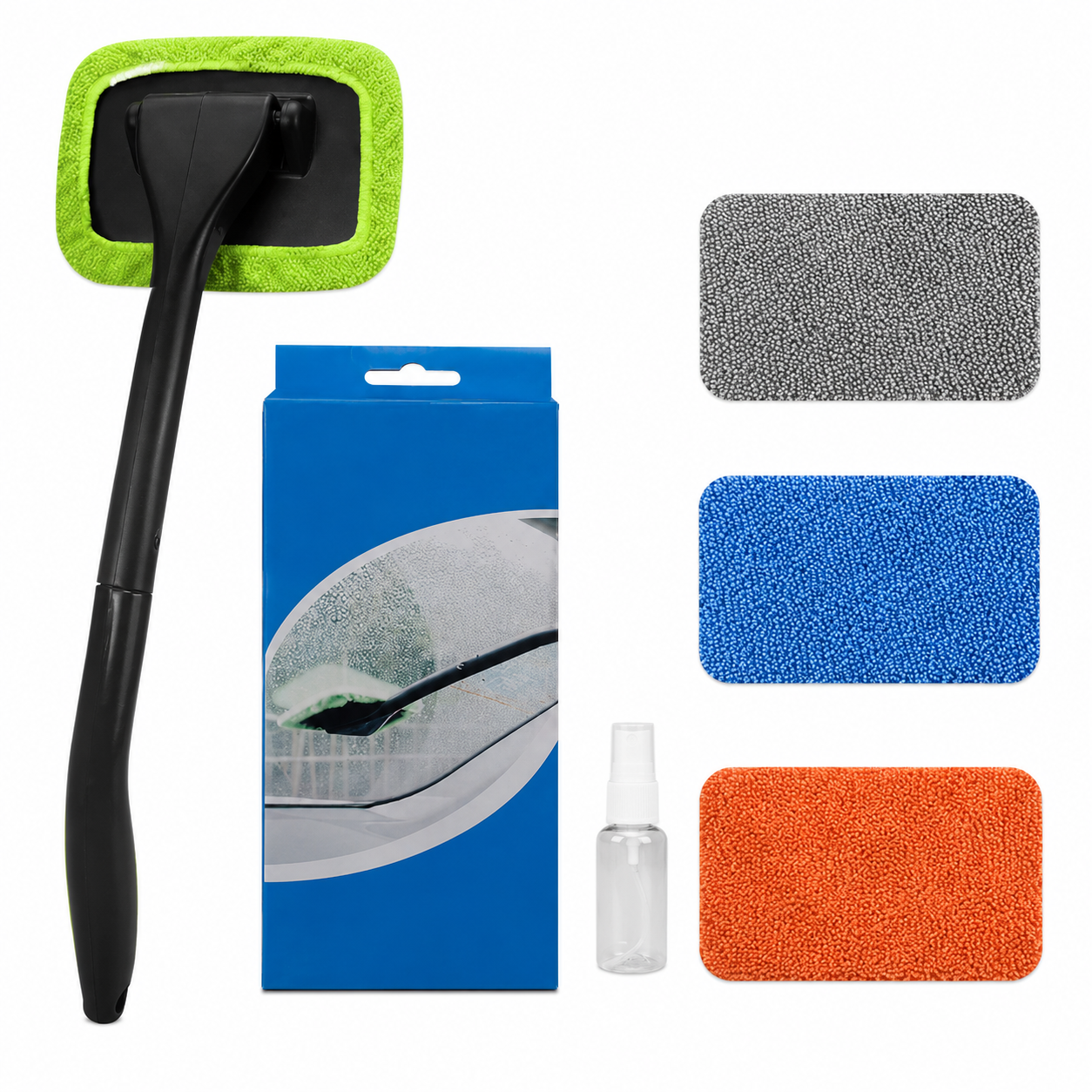 🧽 Gift-Ready | Microfiber Auto Cleaning Utility | Driver-Friendly Care Set