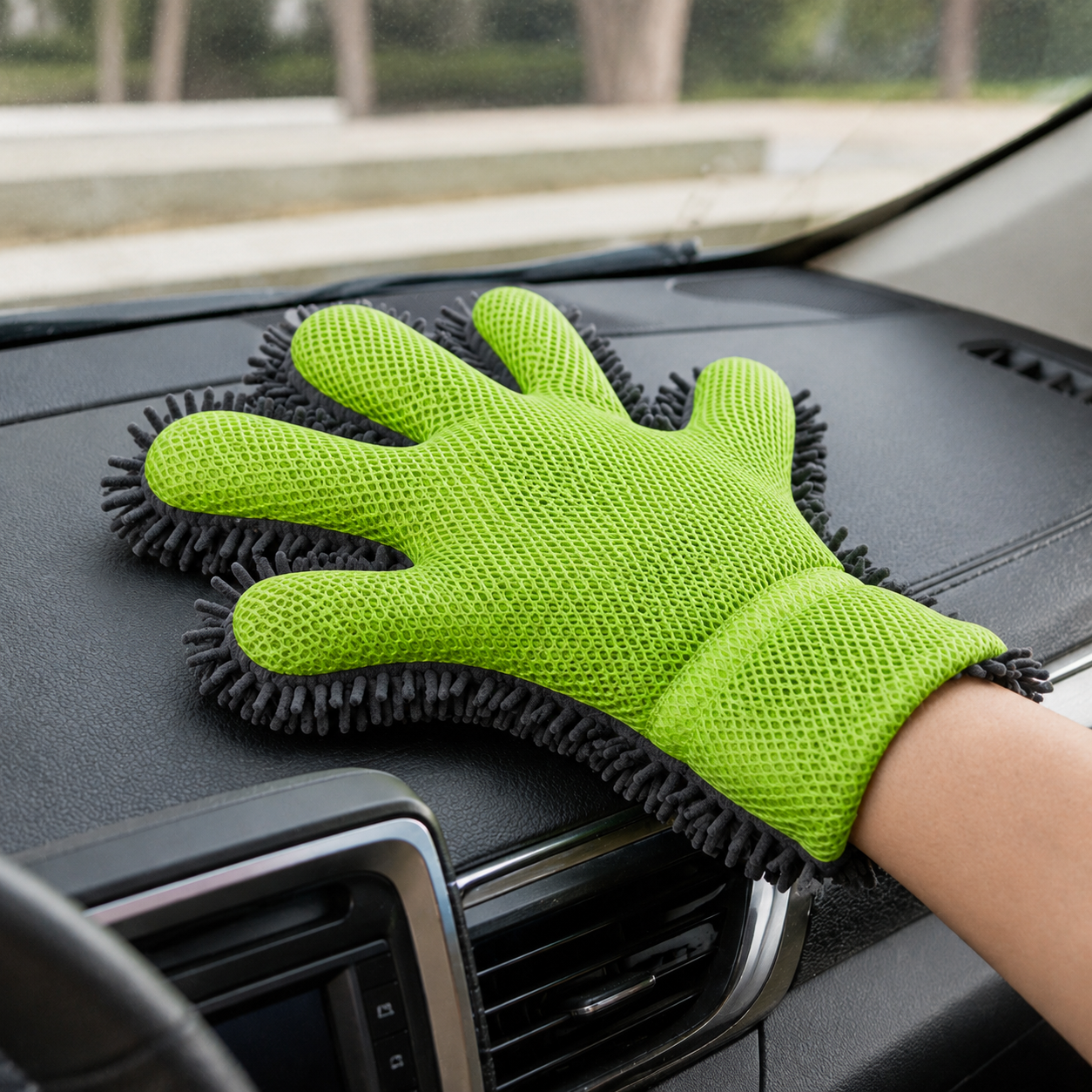 🖐️ Five-Finger Car Wash Glove | Microfiber Detail Clean