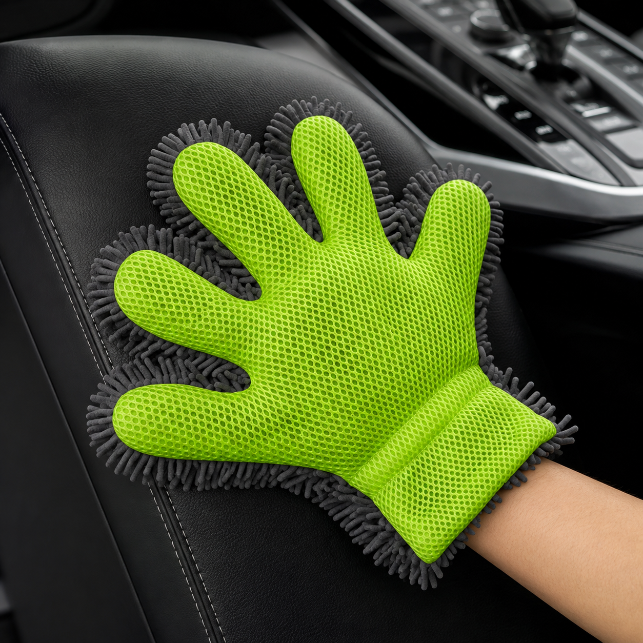 🖐️ Five-Finger Car Wash Glove | Microfiber Detail Clean