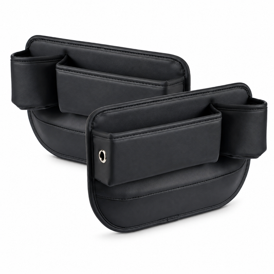 🚗 Car Seat Organizer | Leather Look | Clutter-Free Storage