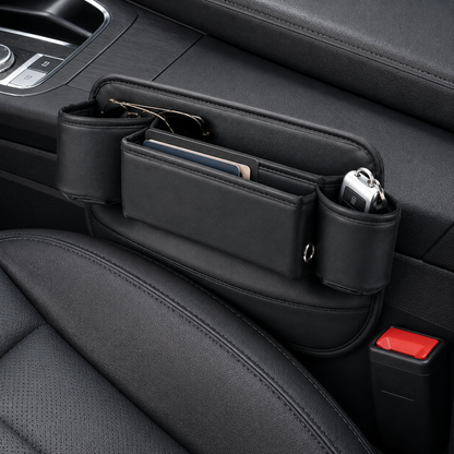 🚗 Car Seat Organizer | Leather Look | Clutter-Free Storage