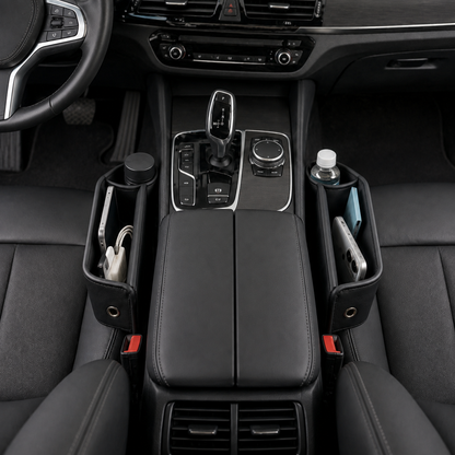 🚗 Car Seat Organizer | Leather Look | Clutter-Free Storage