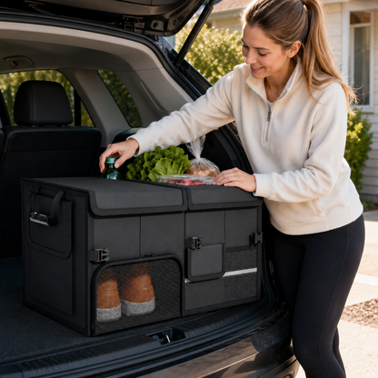 🧳 Car Trunk Organizer | Large Storage | Clutter-Free Travel