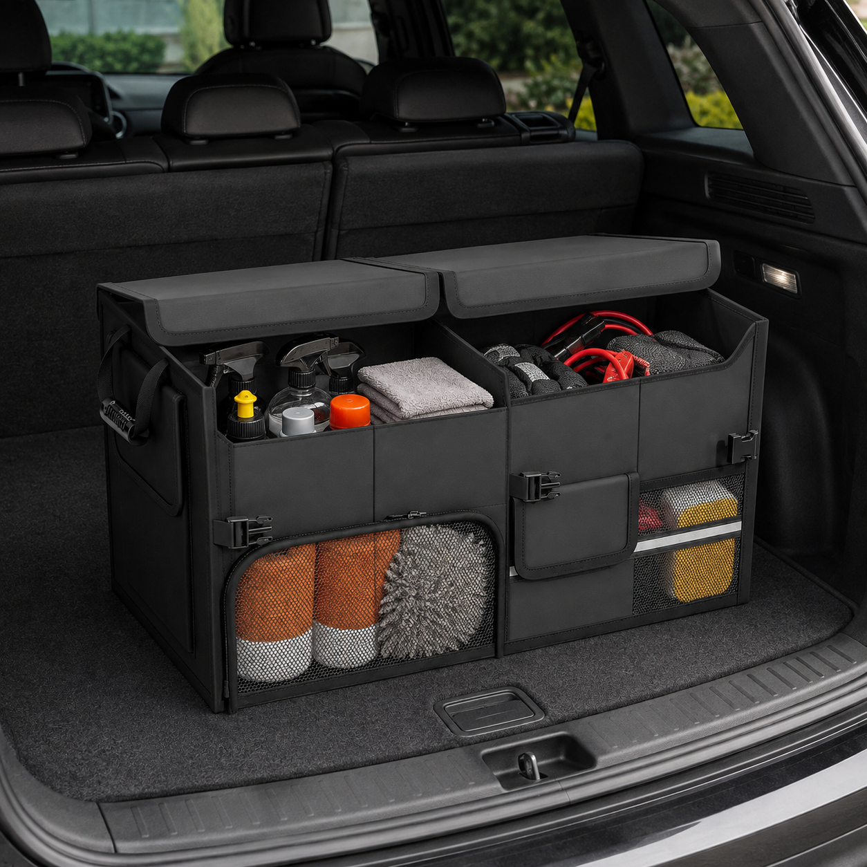 🧳 Car Trunk Organizer | Large Storage | Clutter-Free Travel