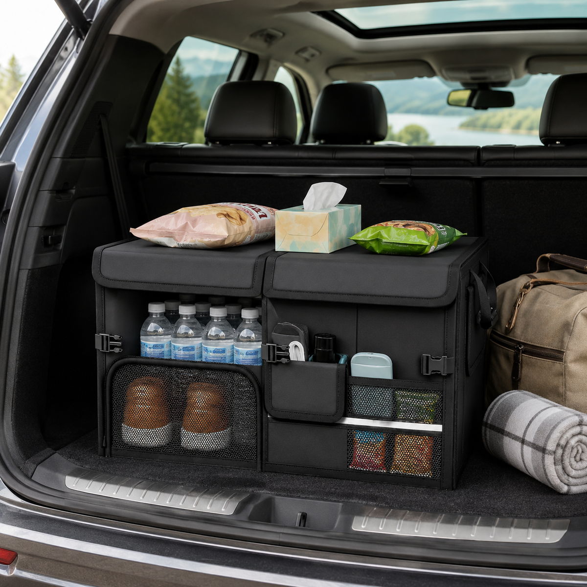 🧳 Car Trunk Organizer | Large Storage | Clutter-Free Travel