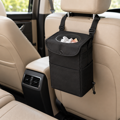 🗑️ Car Trash Can | Oxford Fabric | Clean Interior