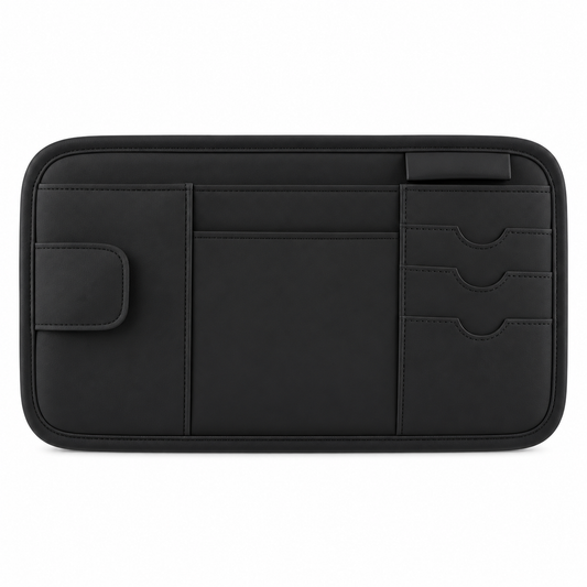 🚘 Visor Organizer | Leather | Driving | For Drivers | Sleek Storage