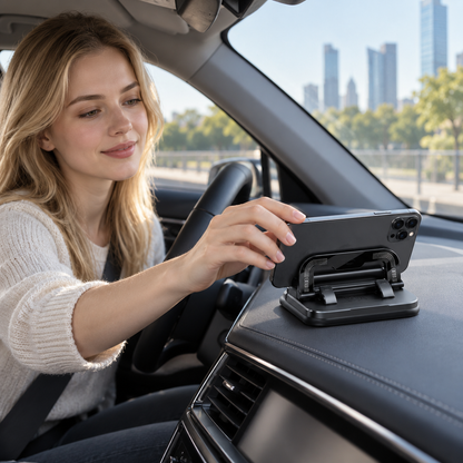 📱 Car Mount | ABS Dashboard | Drivers | Foldable Number Display