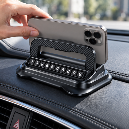 📱 Car Mount | ABS Dashboard | Drivers | Foldable Number Display