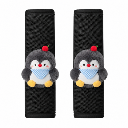 🐧 Seatbelt Pads | Mesh | Driving | Families | Plush Penguin