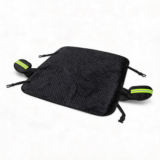❄️ Windshield Snow Cover | Quilted Fabric | Winter Parking | Drivers | Mirror Protection