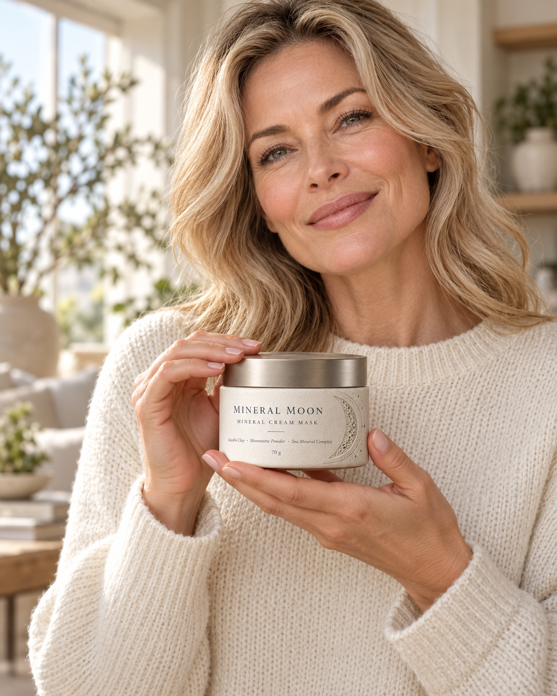 Secondary natural lifestyle skincare model image