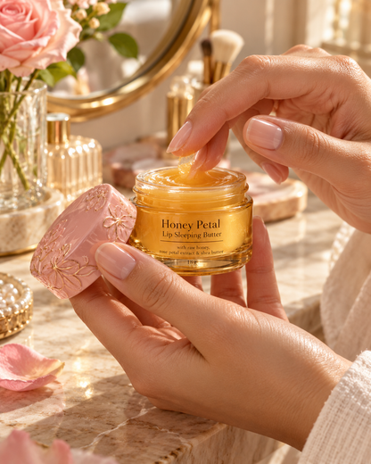 Brand-style editorial skincare product detail