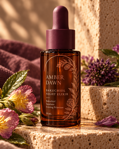Brand-style editorial skincare product detail