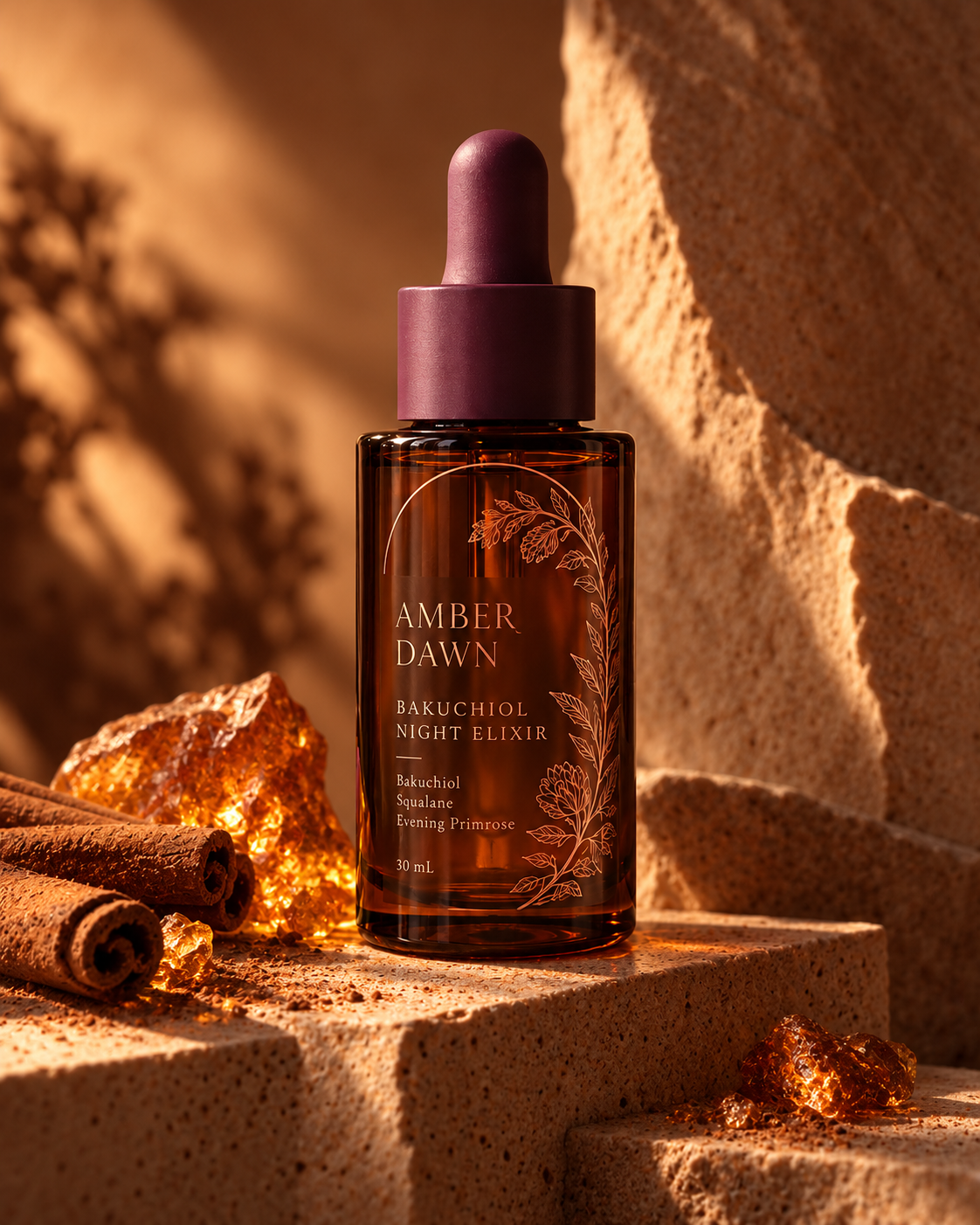 Premium skincare editorial photography