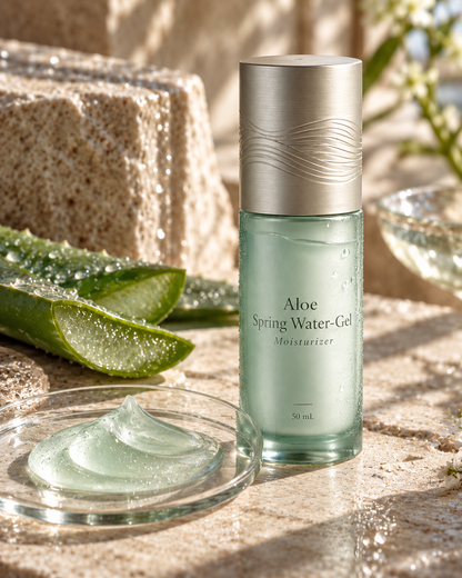 Premium skincare editorial photography