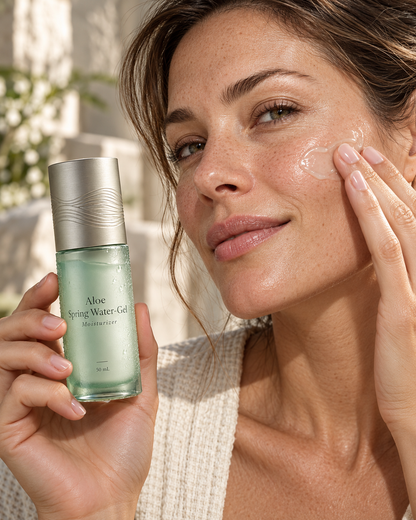 Premium skincare editorial photography