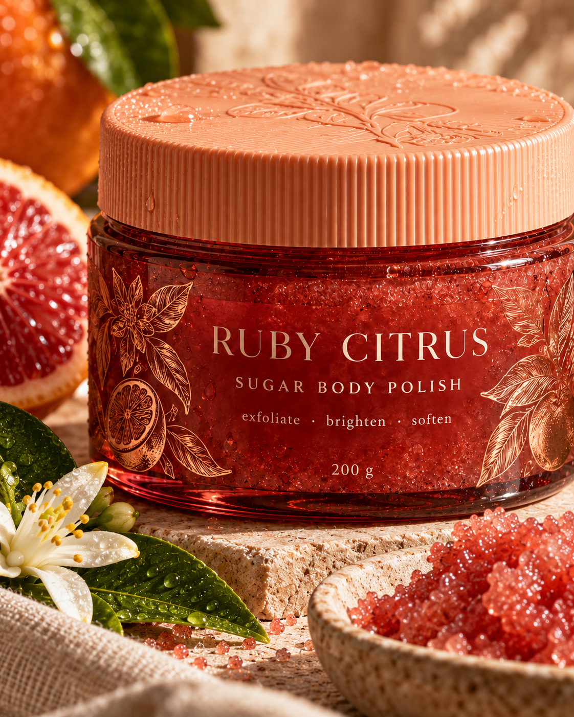 Brand-style skincare product photo