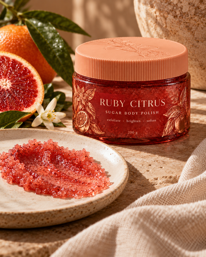 Brand-style skincare product photo