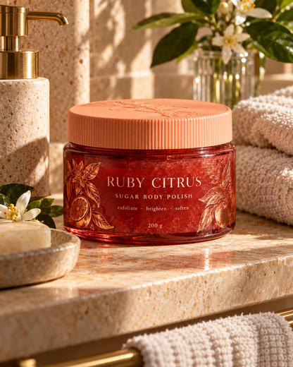 Brand-style skincare product photo