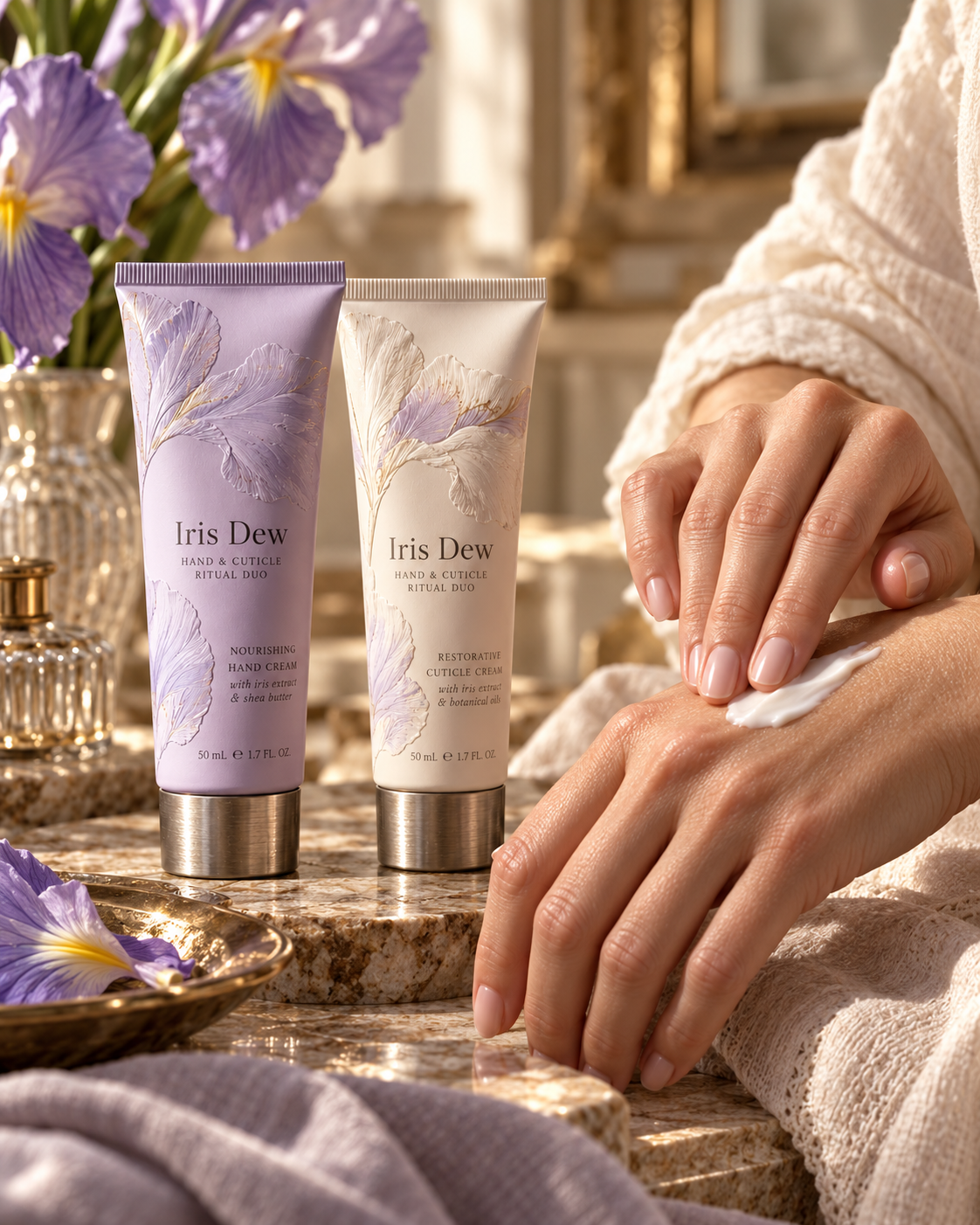 Brand-style skincare product photo