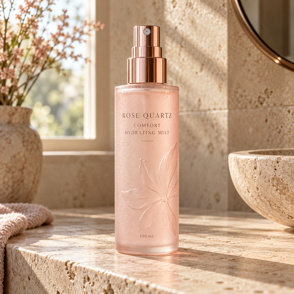 Editorial hero photo of premium skincare product 5