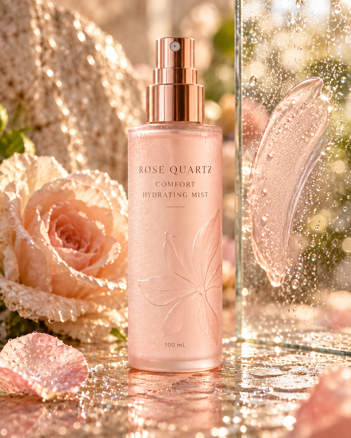 Rose Quartz detail texture